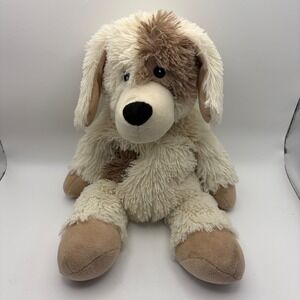 Warmies Microwaveable Lavender Scented Weighted Plush Puppy Dog Cream Brown 13in